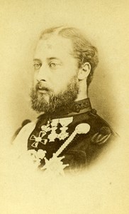 United Kingdom London King Edward VII Old CDV Photo Anonymous 1865