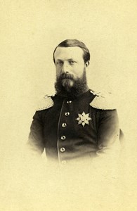 Grand Duke of Bade Frederic I Old CDV Photo Schulmann 1865