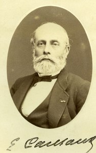 France Minister Eugene Caillaux Old CDV Photo Appert 1870