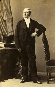 France Mayenne Figure Thomas Jules Metivier Old CDV Photo Disderi 1865