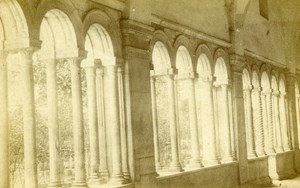 Italy Roma Cloister of San Paolo Old CDV Photo 1870