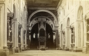 Italy Roma Church San Gio Laterano Old CDV Photo 1870