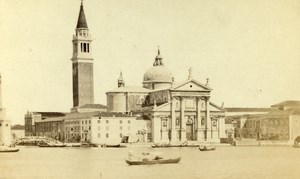 Italy Venezia Island san Giorgio Old CDV Photo Ponti 1870