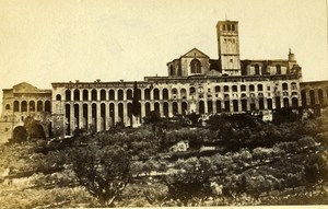 Italy Genova Church panorama Old CDV Photo 1870