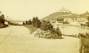 Italy Torino view taken Po River Old CDV Photo Brogi 1870