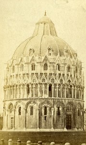 Italy Pisa il Duomo Old CDV Photo Van Lint 1870