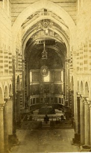 Italy Pisa Cathedral Interior Old CDV Photo Van Lint 1870