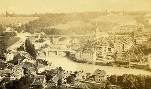 Switzerland Bern Old CDV Photo Garcin 1870