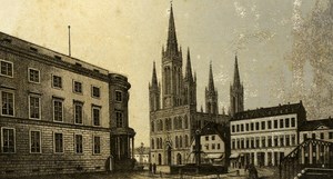 Germany Munich Church Old CDV Photo 1870
