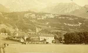 France Abbey of Talloires Old CDV Photo Demay 1870