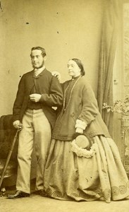 Ireland Dublin George Emily Wilson Victorian Fashion CDV Photo Chancellor 1870