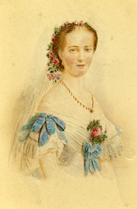 Princess Alexandra of Denmark British Royal Family Old CDV Photo Desmaisons 1863