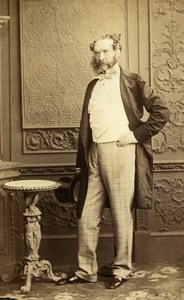 United Kingdom London Distinguished Man Old CDV Photo Southwell 1870