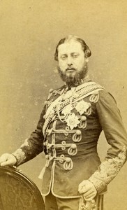 English Royalty London Edward VII Prince of Wales Old CDV Photo Downey 1867