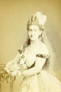 English Theater London Opera Soprano Louisa Pyne Old CDV Photo LSC 1865