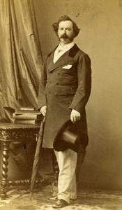 English Politician London Sir Robert Peel 3rd Baronet Old CDV Photo Disderi 1865