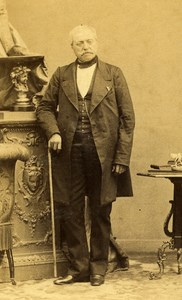 French Aristocracy Paris Count de Dienes Old CDV Photo Disderi 1870