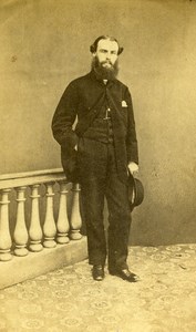 English Political William Barrington Old CDV Photo Hawkins 1870