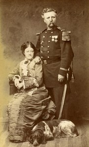 French Aristocracy Lodeve Chalvet de Rochemonteix Old CDV Photo Froment 1870