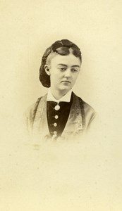 French Aristocracy Toulouse Viscountess Marie de Neuville CDV Photo Delon 1870