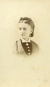 French Aristocracy Toulouse Gabrielle de Neuville Old CDV Photo Delon 1870