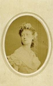 London Theater Actress Kate Terry Old CDV Photo Southwell 1864