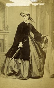 London Theater Actress Carlotta Addison Old CDV Photo Guthrie 1864