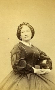 London Theater Actress Miss Billington Old CDV Photo James 1864