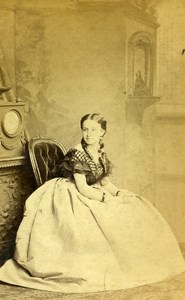 London Theater Actress Josepha Patti Old CDV Photo Southwell 1864