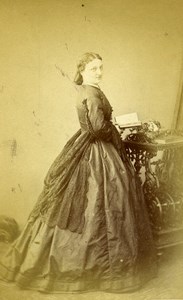 London Theater Actress Kate Bateman Old CDV Photo Lock 1864