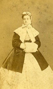 London Theater Actress Lydia Maitland Old CDV Photo Southwell 1864