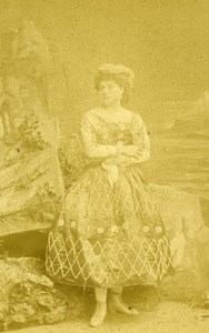 London Theater Actress Ada Swanborough Old CDV Photo Southwell 1864
