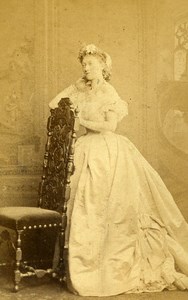 London Theater Actress Stella Colas Old CDV Photo Southwell 1864