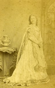 London Theater Actress Helen Howard Old CDV Photo Southwell 1864