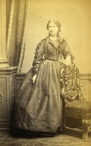 London Theater Actress Henrietta Simms Old CDV Photo Newcombe 1864