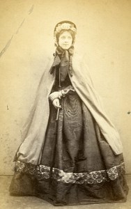London Theater Actress Henrietta Simms Old CDV Photo Bauch 1864