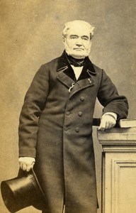 France Mister Buisson Mayor of Bourgouin Old CDV Photo Durand 1865