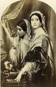 France Decapitation Herodias Paul Delaroche Goupil CDV Photo of Painting 1865