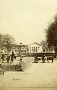 Germany Wiesbaden Kursall Alte Kurhaus Horse Old CDV Photo Bender 1864