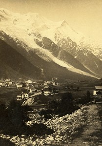 France Chamonix & Mont Blanc Old CDV Photo Tairraz Freres 1865
