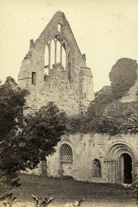 Scotland Ecosse Dryburgh Abbey Old CDV Photo Lennie 1865