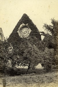 Scotland Ecosse Dryburgh Abbey Old CDV Photo Lennie 1865