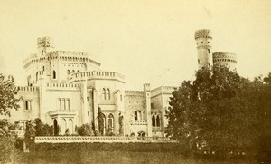 Germany Potsdam Schloss Babelsberg Palace Old CDV Photo 1865