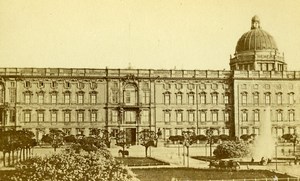 Germany Berlin City Palace Castle Stadtschloss Old CDV Photo 1865
