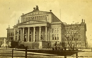 Germany Berlin City Konzerthaus Schauspielhaus Greek Architecture CDV Photo 1865