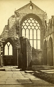 United Kingdom Holyrood Chapel Old CDV Photo Archibald Burns 1865
