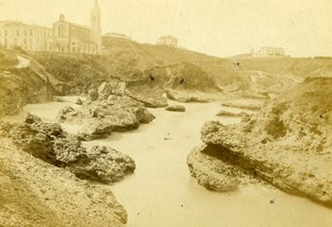 France Biarritz Bains Napoleon Chapelle Ste Eugénie CDV Photo Jules Andrieu 1865