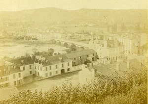 France Betharram Panorama Bridge Old CDV Photo Jules Andrieu 1865