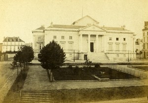 France Pyrenees Pau Palais de Justice Old CDV Photo Jules Andrieu 1865