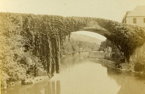 France Betharram Bridge Old CDV Photo Jules Andrieu 1865